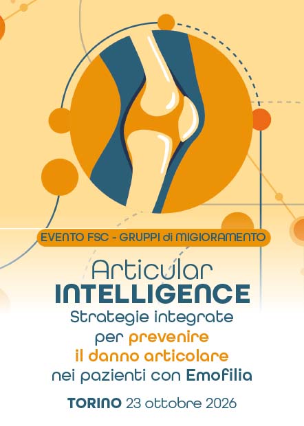 Articular Intelligence Strategie integrate per prevenire il danno articolare nei pazienti con Emofilia - Torino, 23 Ottobre 2026